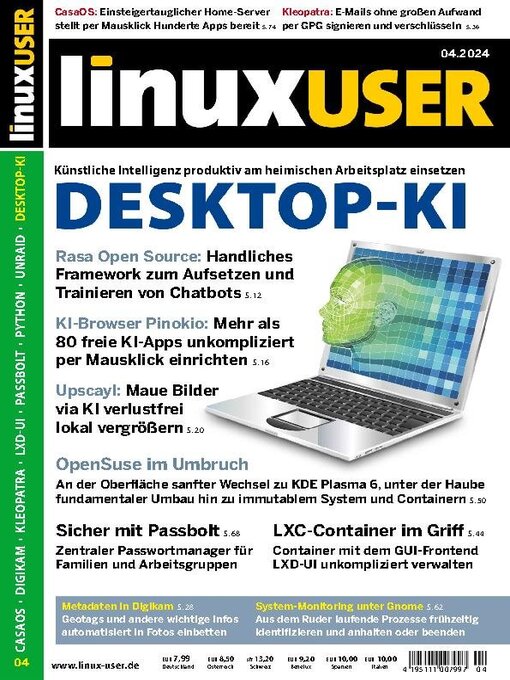 Title details for LinuxUser by Computec Media GmbH - Available